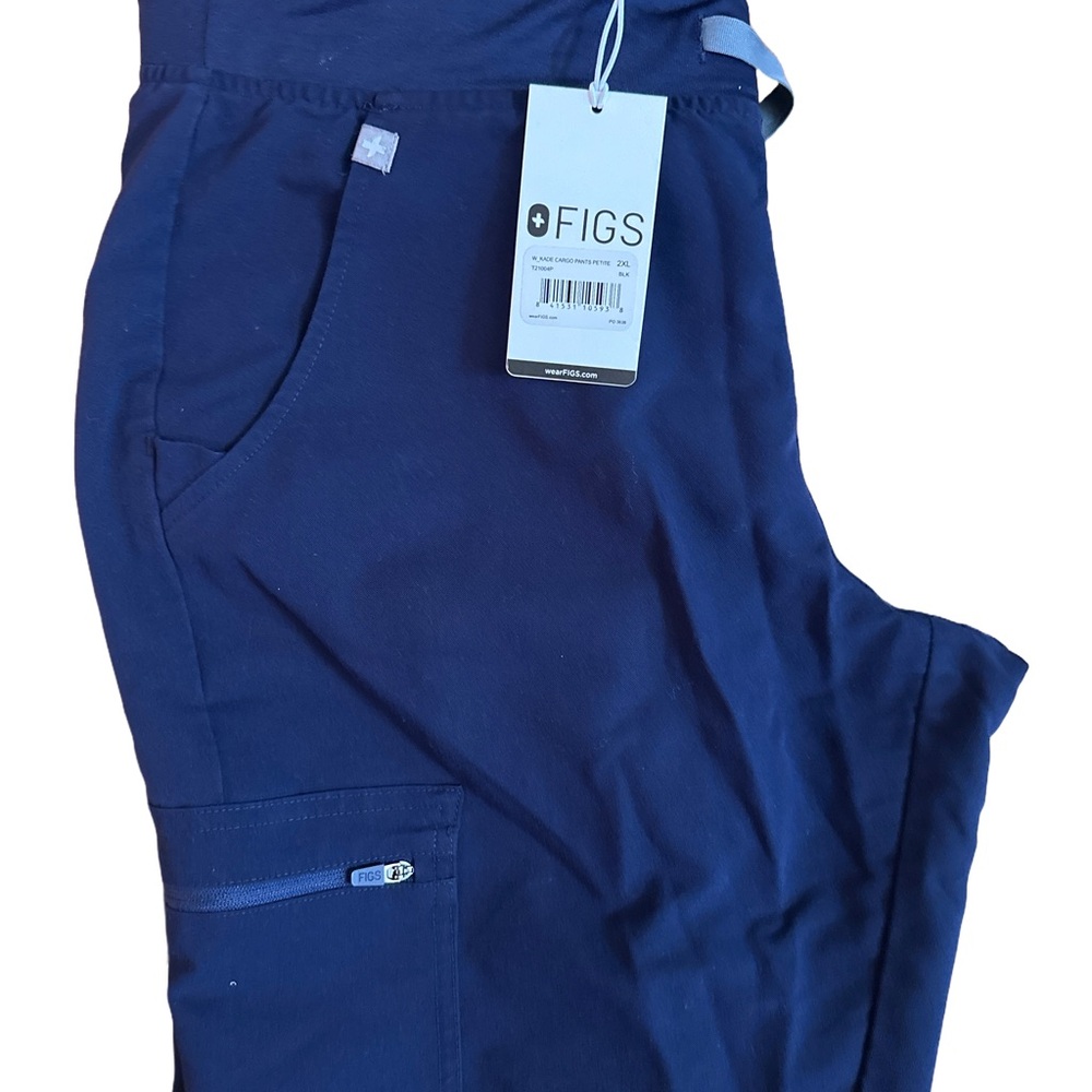 Figs Blue Navy Cargo Pants Versatile and Stylish
